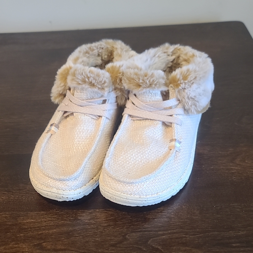 Hey Dude Britton Boho Fur Lined Shoes